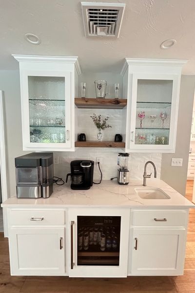 kitchen bar installation in Franklin MA